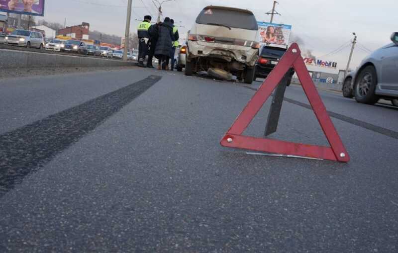 В Санкт-Петербурге машина патрульной полиции попала в ДТП