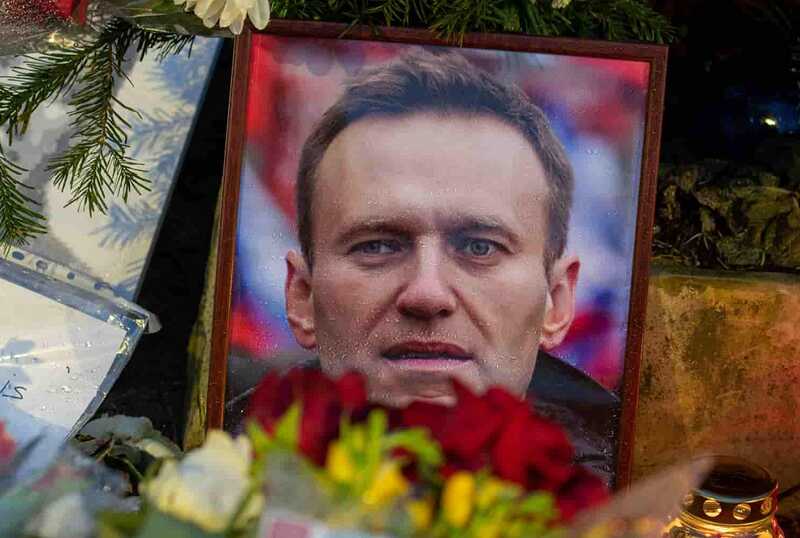 В Германии был установлен мемориал в честь Алексея Навального
